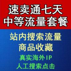 速卖通7天中等流量套餐 访客+收藏 网店推广营销 排名流量加收藏SEO